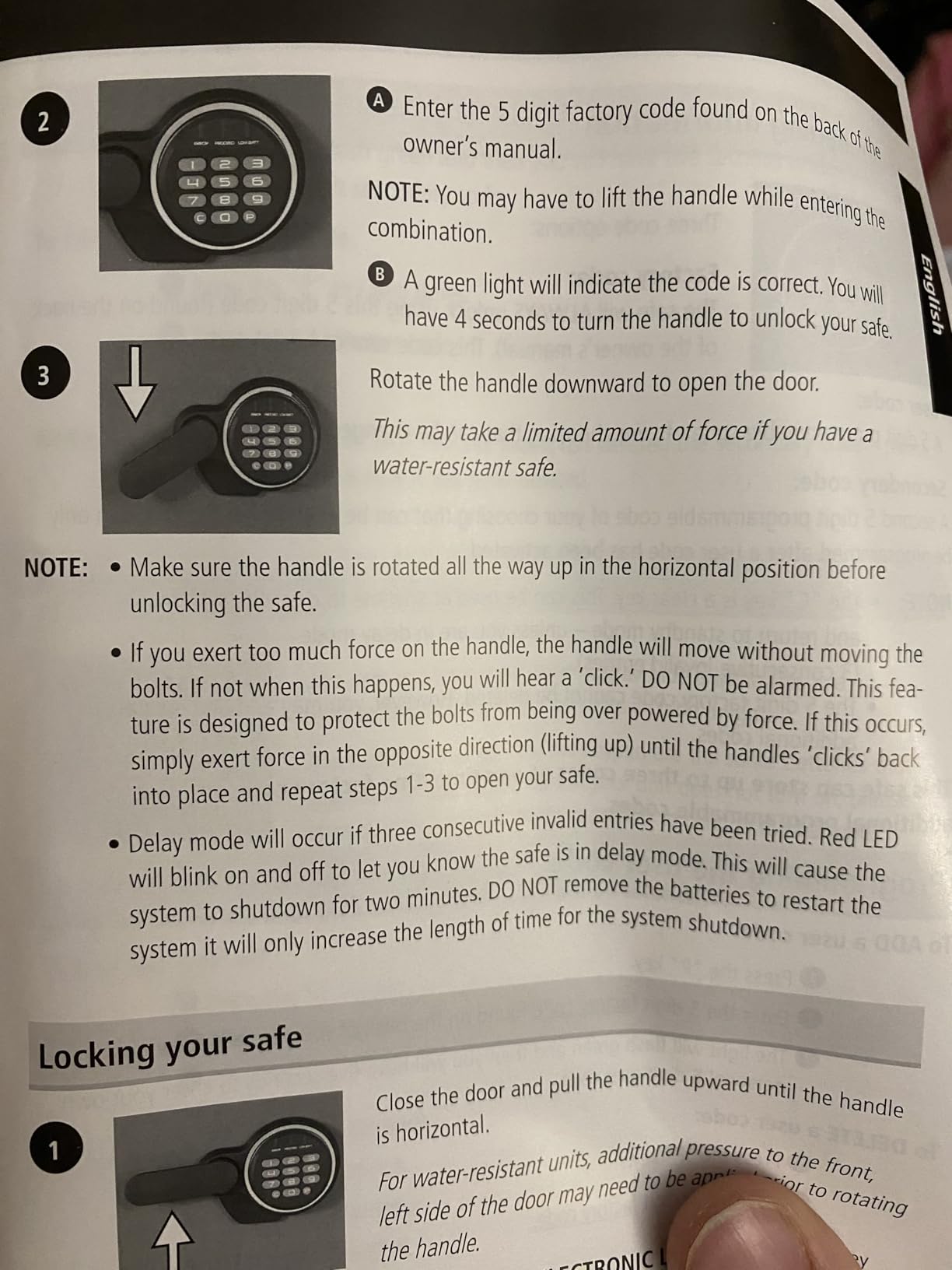 SentrySafe Waterproof and Fireproof Alloy Steel Digital Safe Box for Home with Code Button Keypad, 1.23 Cubic Feet, 17.8 x 16.3 x 19.3 Inches (exterior), SFW123GDC customer photo 1