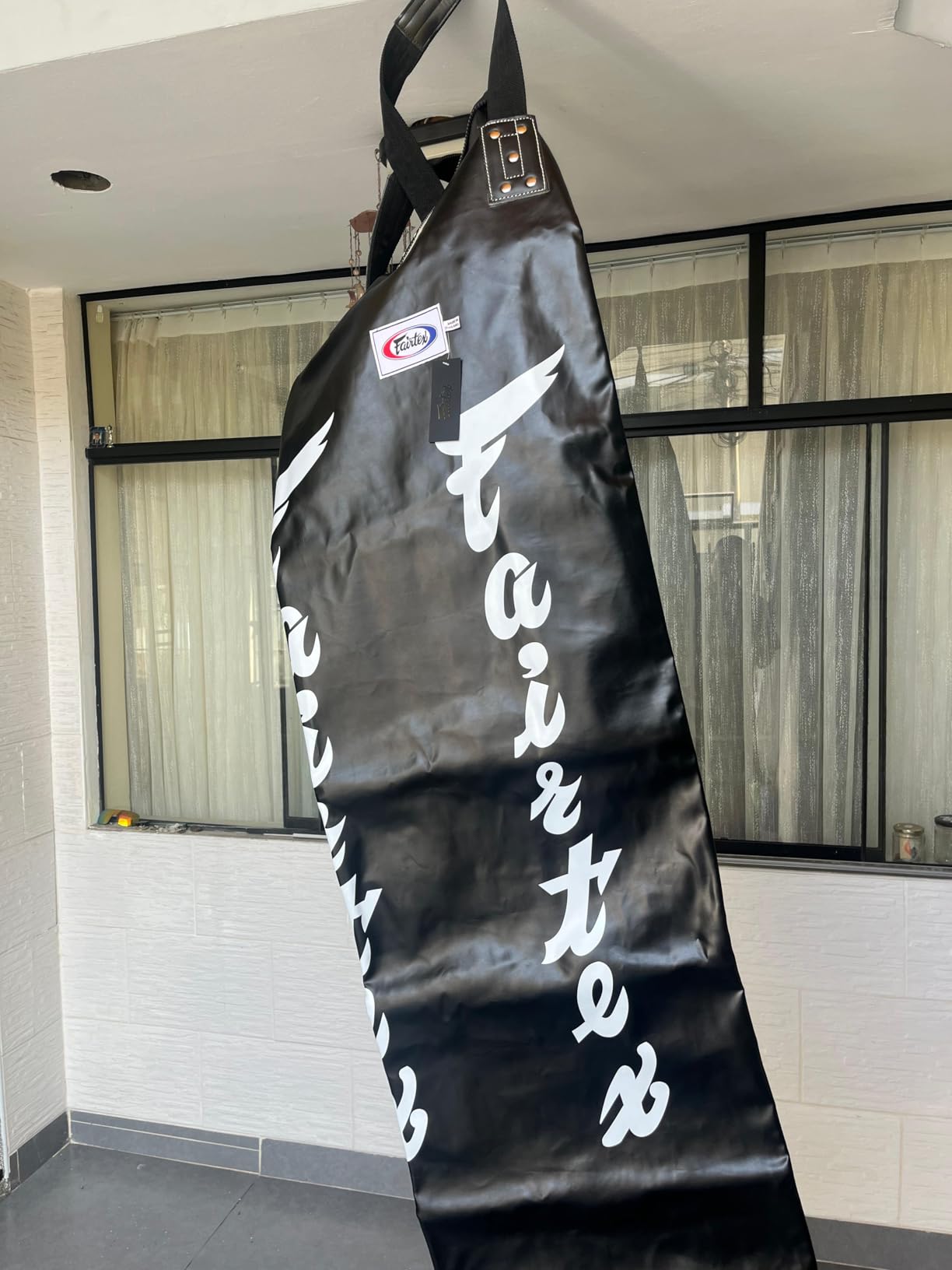 Fairtex HB6 6 Ft. Banana Bag Punching Bag for Muay Thai, Boxing, Kickboxing, MMA - 14.17
