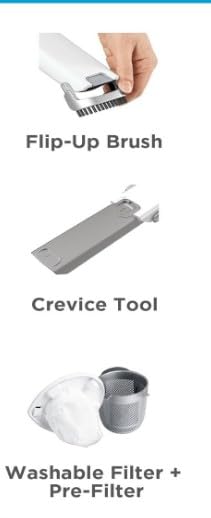 BLACK+DECKER dustbuster AdvancedClean Handheld Vacuum Cordless, Compact Home and Car Vacuum with Crevice Tool, Rotating Nozzle and Charging Station, Large Dust Bowl (CHV1410L) customer photo 2