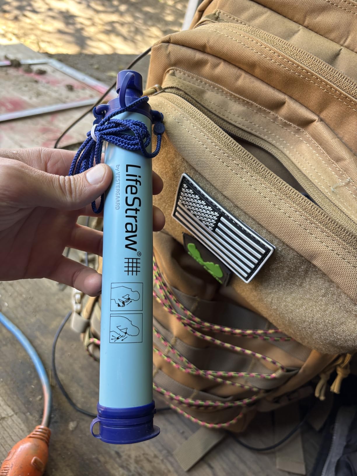 LifeStraw Personal Water Purifier for Hiking, Camping, Travel, and Emergency Preparedness customer photo 2
