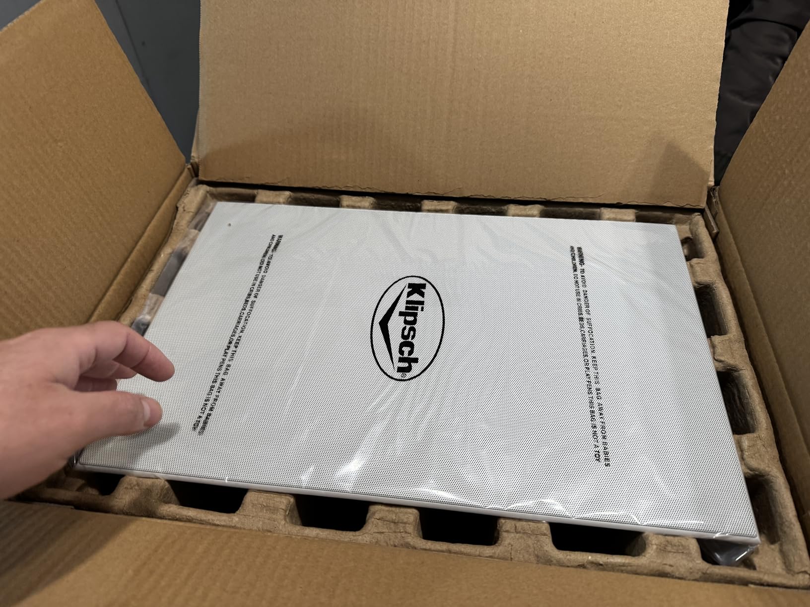 Klipsch R-5800-W II In-Wall Speaker - White (Each) customer photo 1