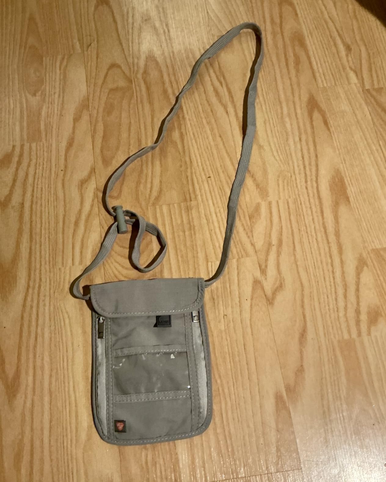 Lewis N. Clark RFID Blocking Stash Neck Wallet, Travel Pouch + Passport Holder for Women & Men, Taupe customer photo 2