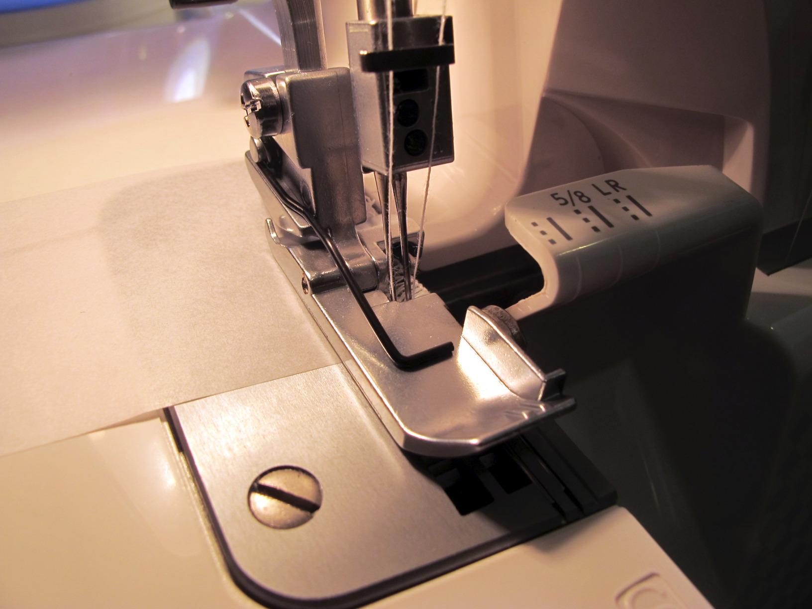 Janome 8002D Overlock Machine - 3/4 Thread Serger Sewing Machine with Differential Feed System for Extra-Smooth Seams, Janome Serger with 1300 Stitches Per Minute and Easy Threading customer photo 2