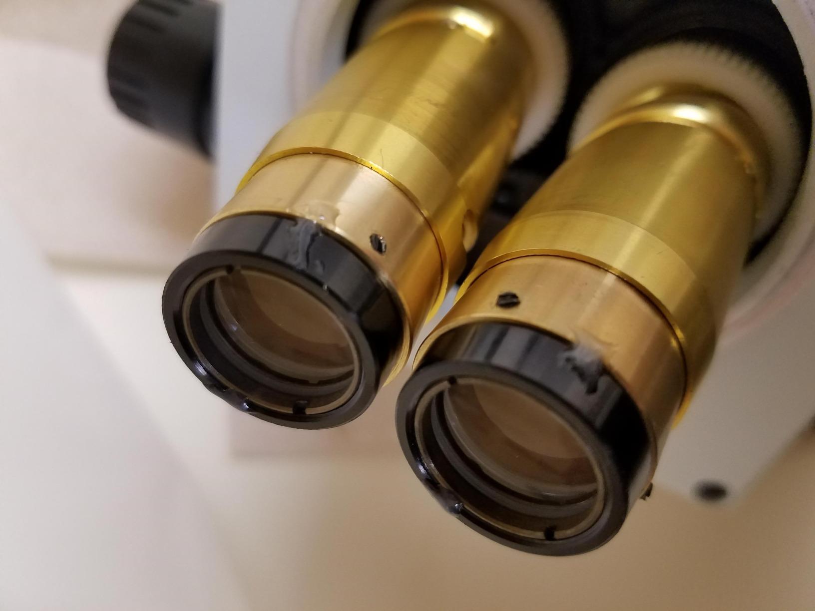 AmScope SM-1BSX-64S Professional Binocular Stereo Zoom Microscope, WH10x Eyepieces, 3.5X-45X Magnification, 0.7X-4.5X Zoom Objective, 64-Bulb LED Ring Light, Pillar Stand, Includes 0.5x Barlow Lens customer photo 2