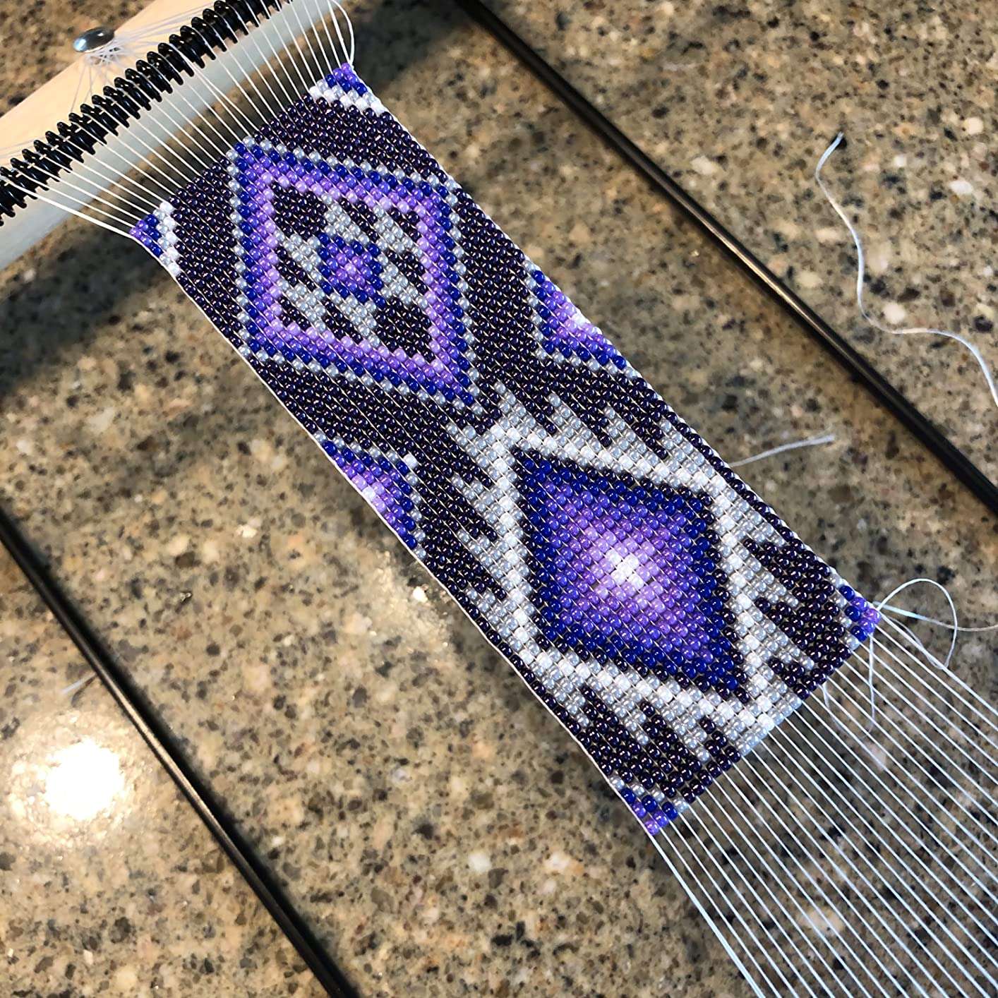 The Beadsmith Metal Bead Loom Kit, Includes Loom (12.5