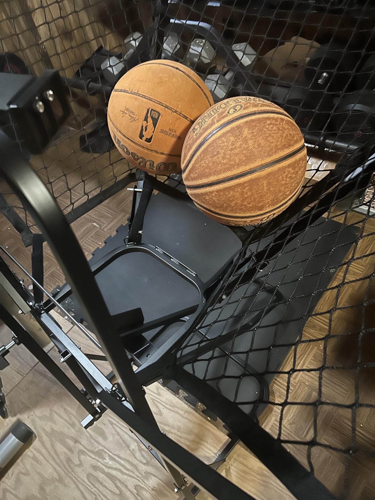 Dr. Dish IC3 Basketball Shot Trainer Rebounder with Net Return System customer photo 1