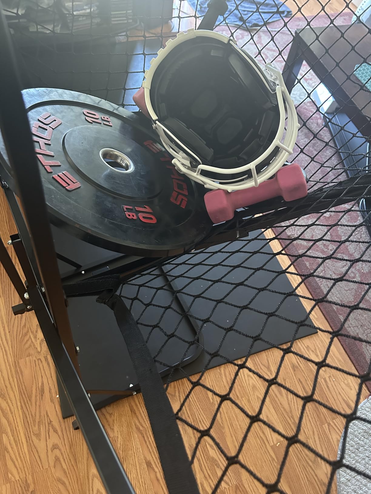 Dr. Dish IC3 Basketball Shot Trainer Rebounder with Net Return System customer photo 2