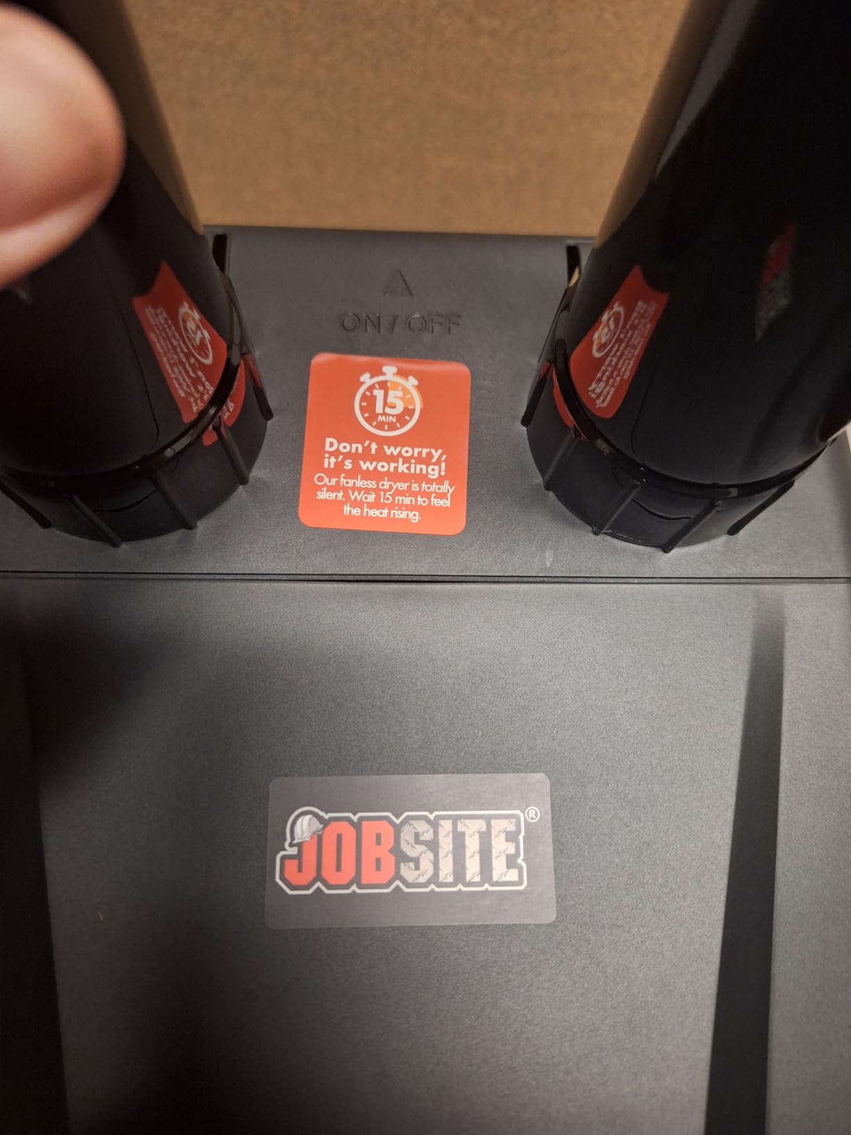 Boot Dryer - Silent Shoe Dryer & Warmer For Work Boots, Gloves & Shoes - Fanless Convection Dry - Helps Reduce Odor customer photo 1