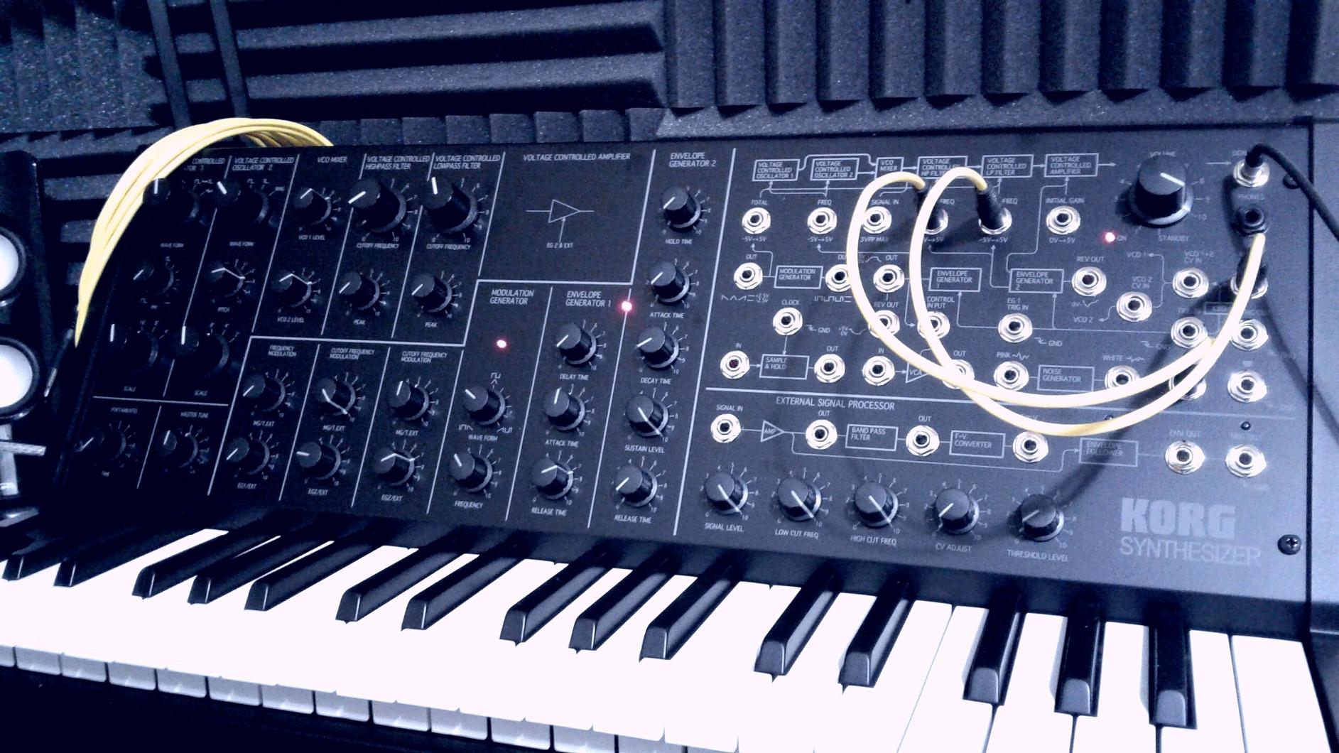 Korg MS20 Mini Semi-Modular Analog Synthesizer (MS20MINI), MultiColored, M customer photo 2