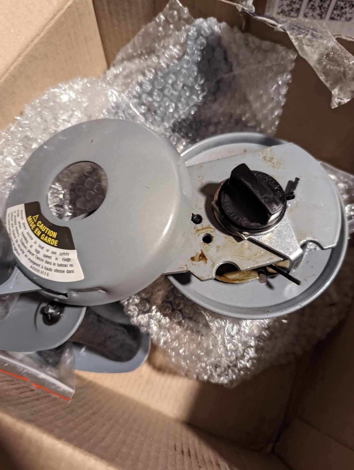 Attwood 13710-4 Anchor Lift System, Lifts and Drops Anchor, Heavy-Gauge Steel, Self-Lubricating Nylon Wheels customer photo 2