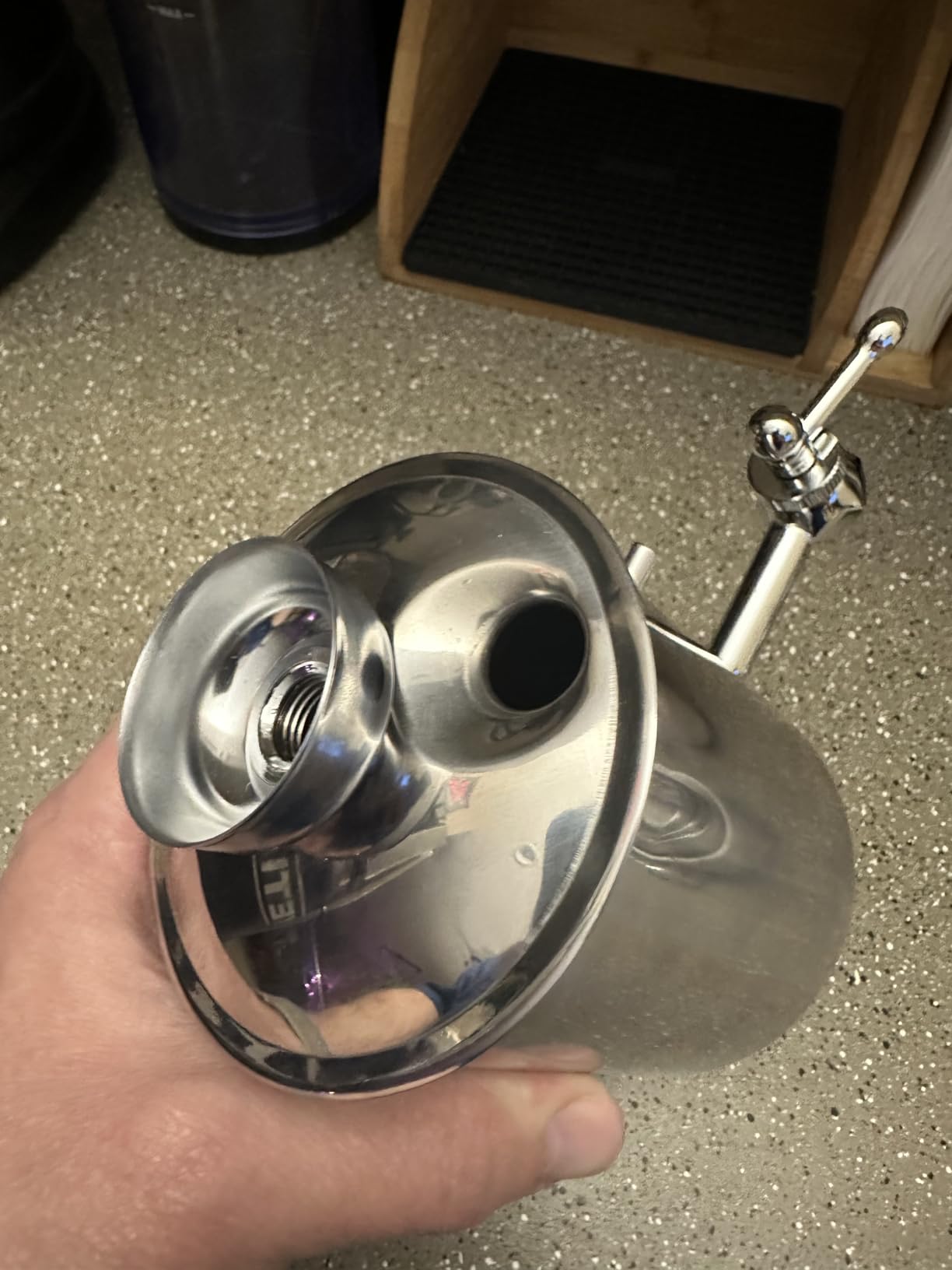 Nispira Belgian Balance Syphon Vacuum Coffee Maker, 500 ml Vintage Gravity Brewing System, Silver Finish, Manual Tabletop Coffee Brewer customer photo 2