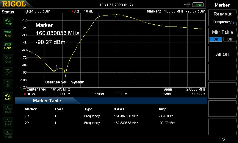 Rigol DSA815-TG 9kHz to 1.5GHz with Pre-Amplifier and Tracking Generator Spectrum Analyzer customer photo 2