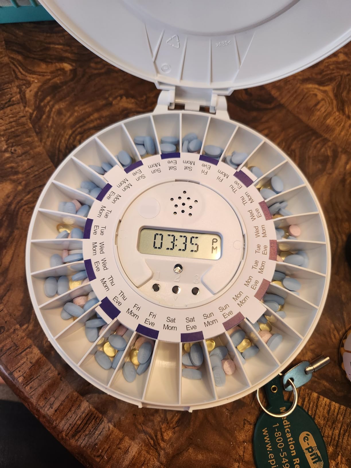 e-Pill MedTime Station Automatic Pill Dispenser - Locked Medication Reminder & Pill Organizer for Seniors, Caregivers & Dementia Support, Prevents Missed or Double Doses, Loud Alerts, Up to 28 Alarms customer photo 2