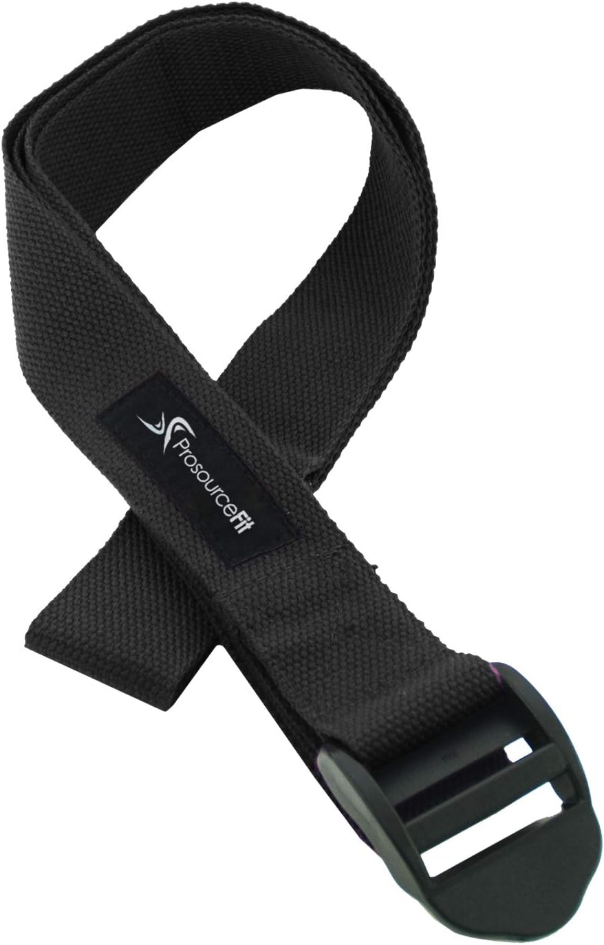 ProsourceFit Durable Cotton Cinch Buckle Yoga Strap for Stretching, Flexibility & Physical Therapy customer photo 1