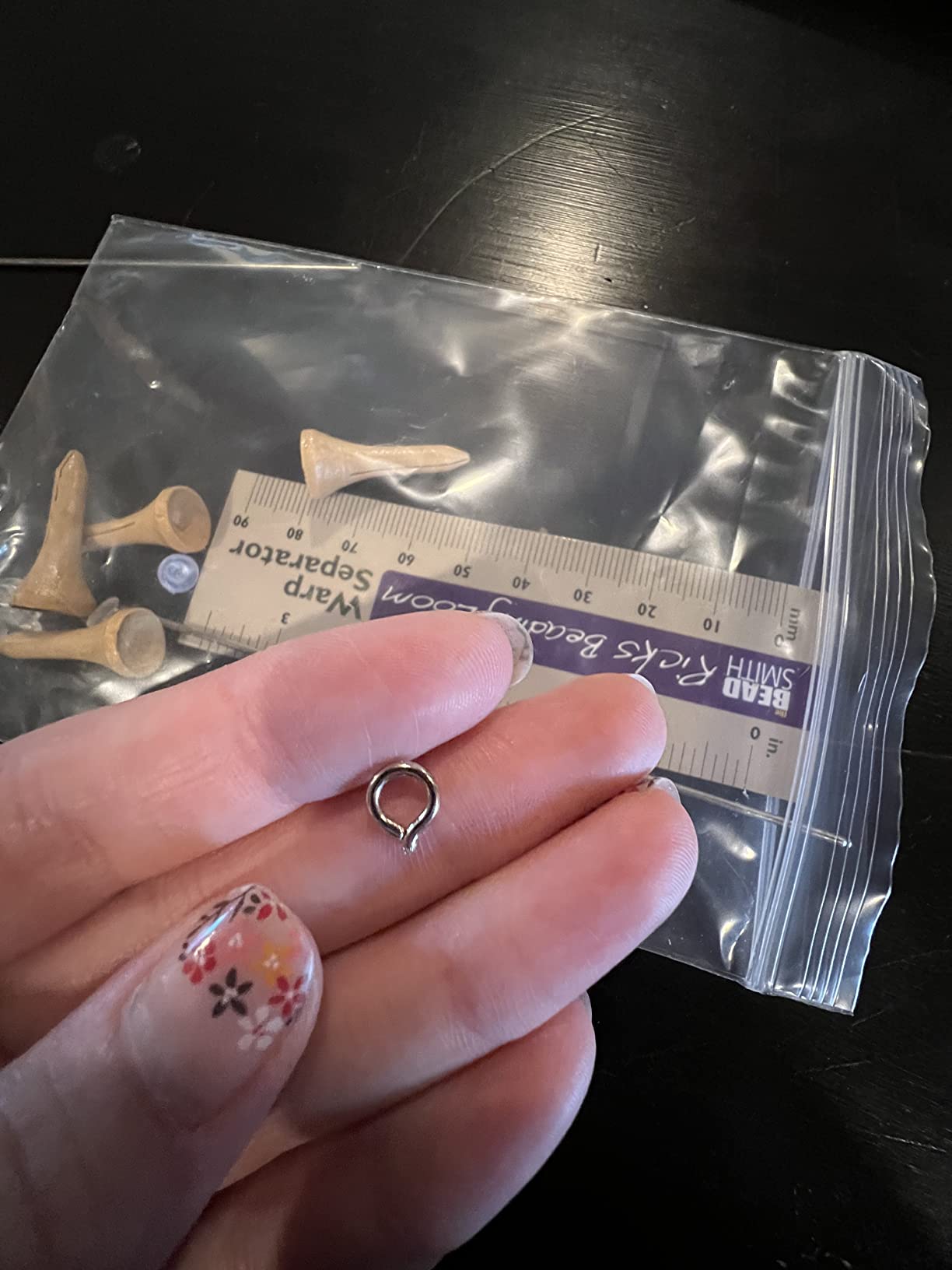 The Beadsmith Rick's Beading Loom, 13.5 x 3.75 x 4.5 inches, Wooden, Two-Warp Loom, Illustrated Instructions Included, No Assembly Required, Use to Create Necklace and Bracelet Designs customer photo 2