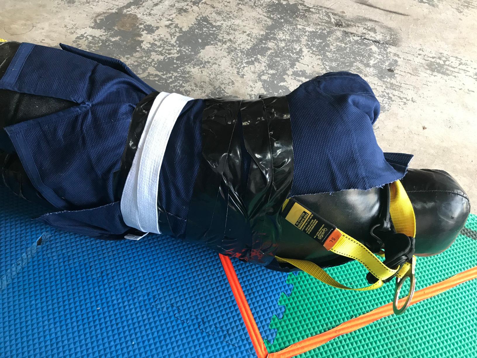 Combat Sports Legged Grappling Dummy - 35 to 140 lb Nylon Training Partner for MMA, Jiu-Jitsu, Wrestling, Takedowns, Throws, Submissions & Striking customer photo 2