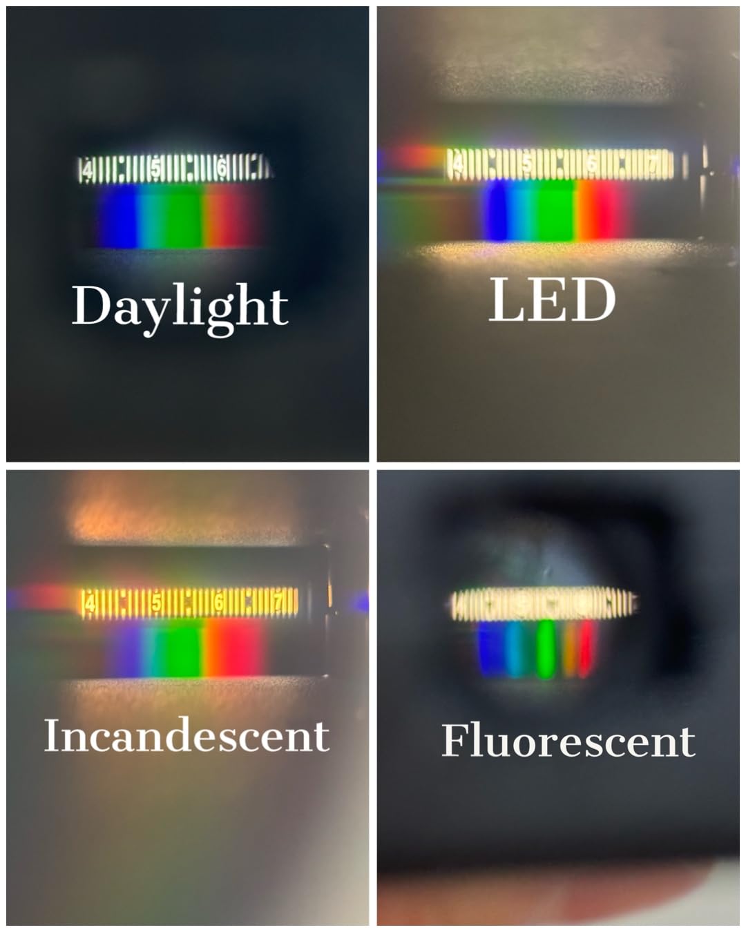 EISCO Premium Quantitative Spectroscope - 400-700nm Range, 5nm Accuracy - for Studying Light Sources, Measuring Wavelengths & Color Spectra customer photo 2