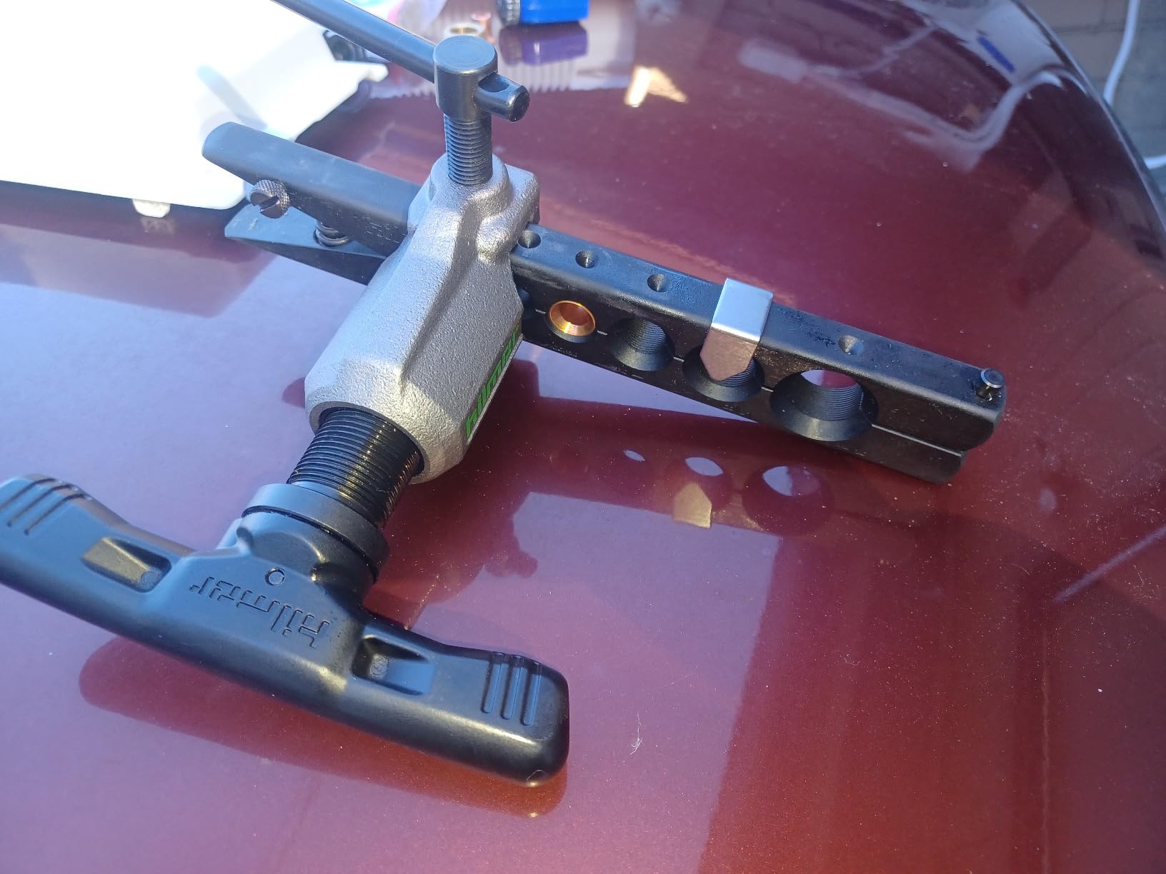 Hilmor 1838952 Orbital Flare Tool 3/16 inch to 3/4 inch, HVAC and Refrigeration Flaring Tool for Copper, Aluminum, Steel and Brass, Gray/Black customer photo 2