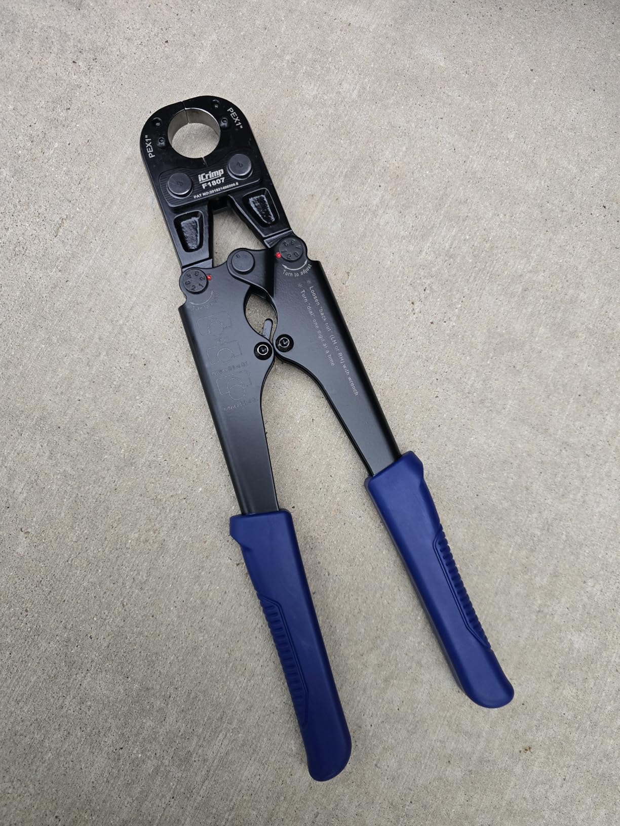 iCrimp F1807 PEX Crimper, Copper Pipe Crimping Tool Kit with 3/8'', 1/2'', 3/4'', 1'' Quick Change Jaws, PEX Tubing Cutter, Go/No-Go Gauge, Copper Ring PEX Removal Tool Included customer photo 1