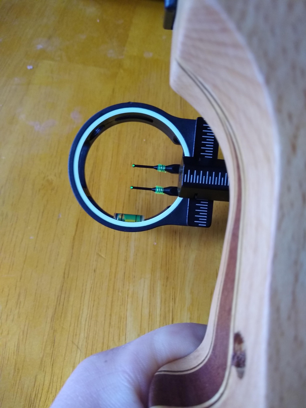 TOPOINT ARCHERY 3 Pin Bow Sight - Fiber, Brass Pin, Aluminum Machined - Right and Left Handed customer photo 2