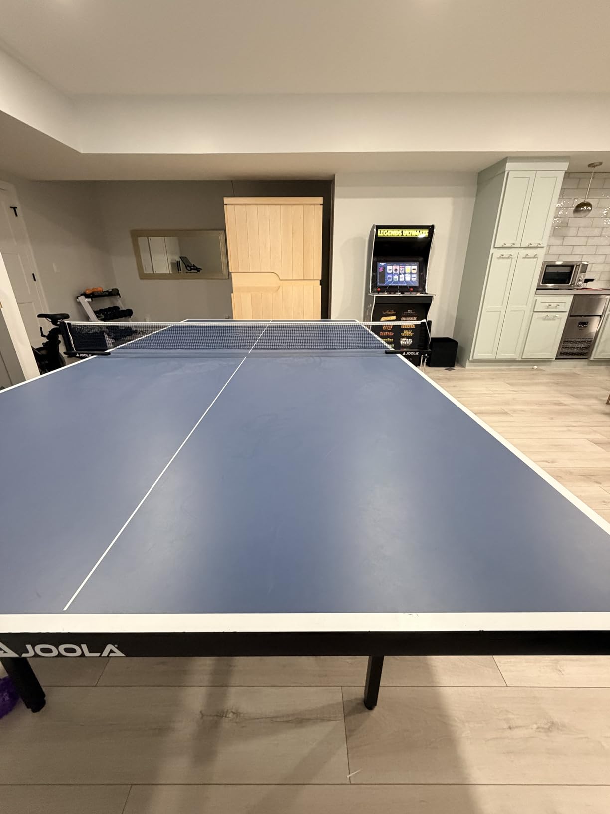 JOOLA NOVA Outdoor Ping Pong Table with Waterproof Table Tennis Net Set - Quick Assembly - All Weather Aluminum Composite Surface - Tournament Quality - Indoor & Outdoor Compatible customer photo 1