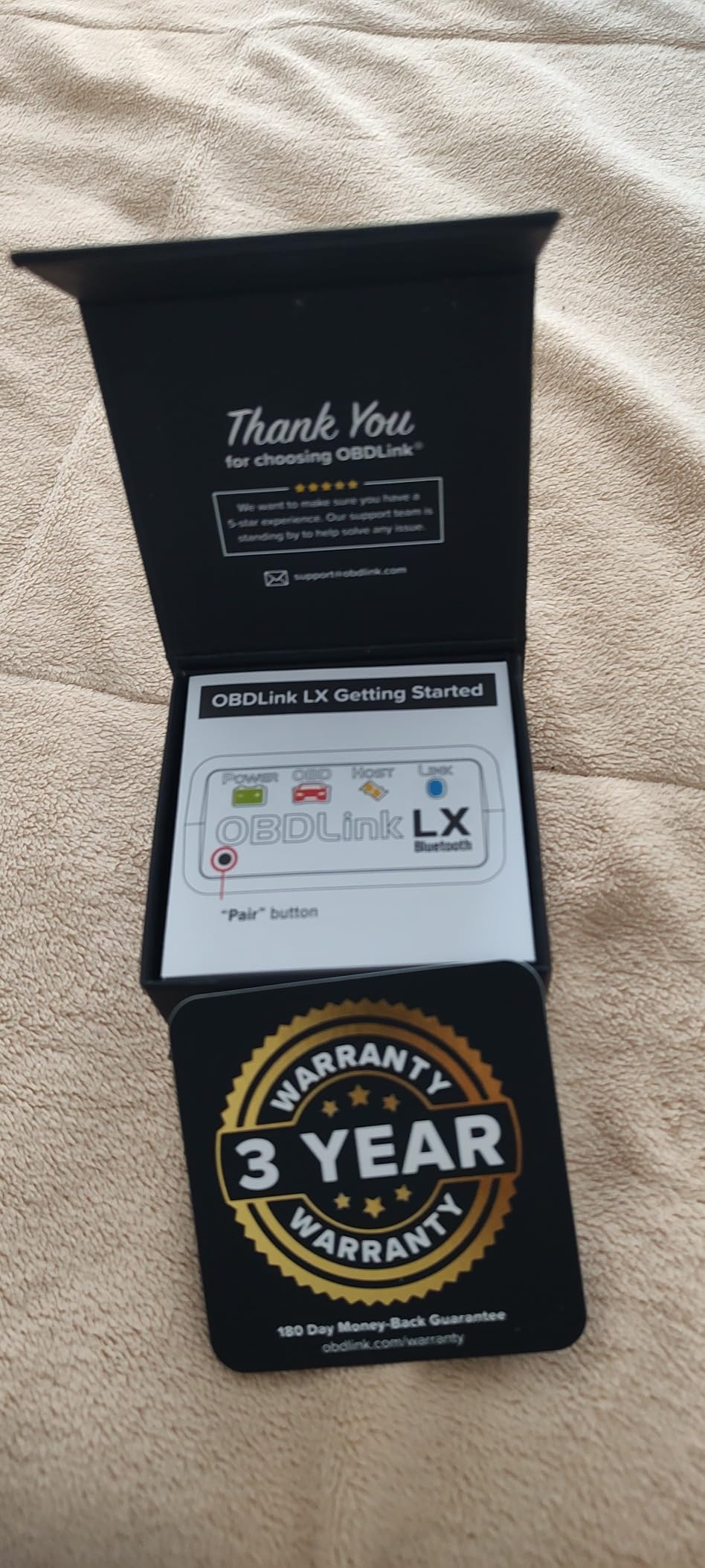 OBDLink LX Bluetooth 3.0 OBD2 Adapter for Motoscan, Torque, Hybrid Assistant (Android Only), OBD II Diagnostic Scanner customer photo 2