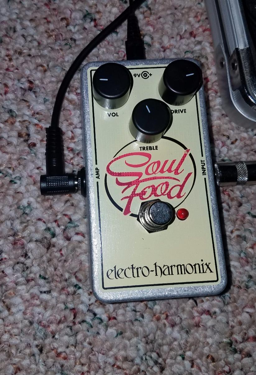 Electro-Harmonix Soul Food Transparent Overdrive Pedal customer photo 1