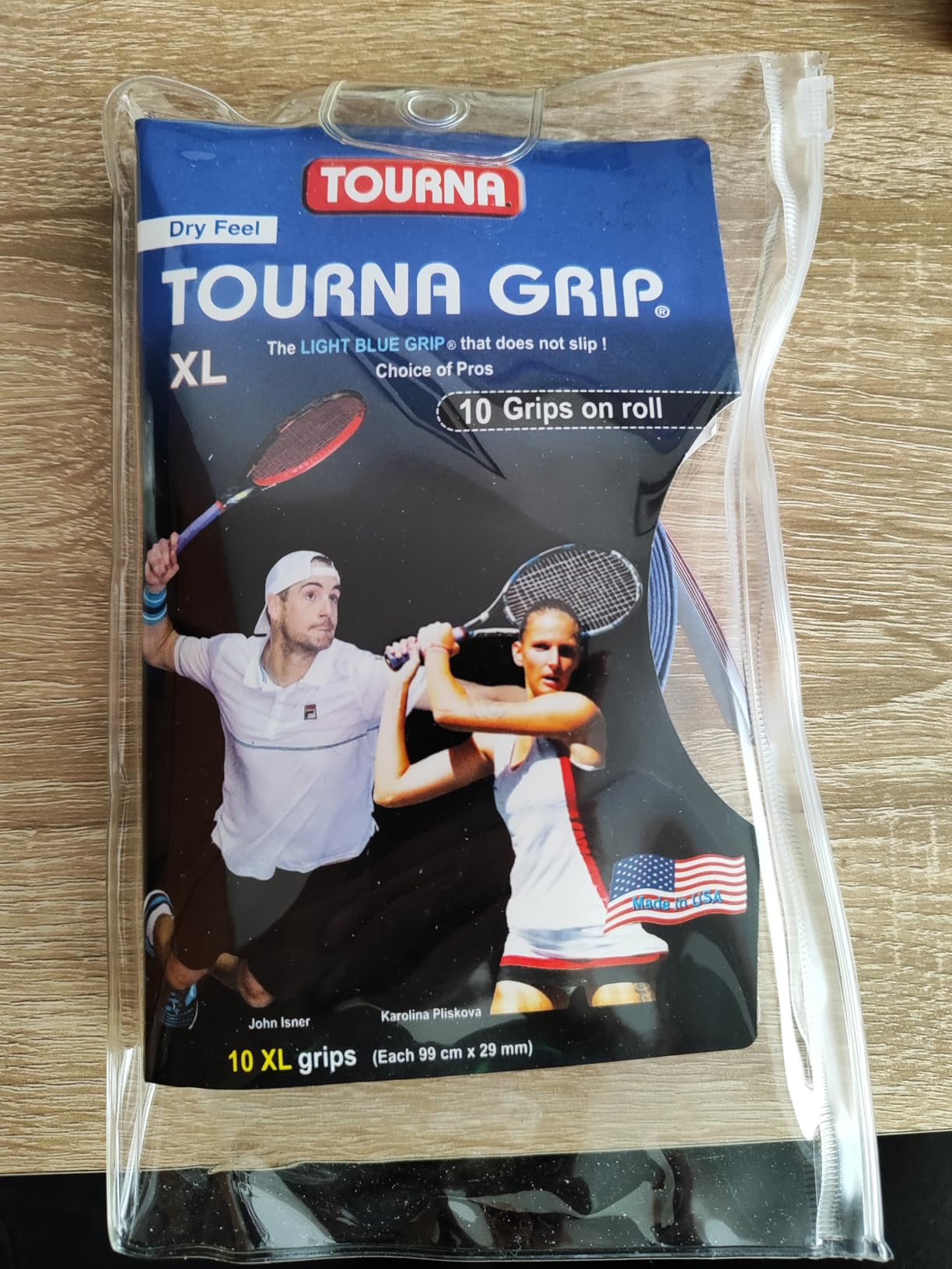 Tourna Mega Tac Extra Tacky Overgrip, 10-Pack customer photo 1