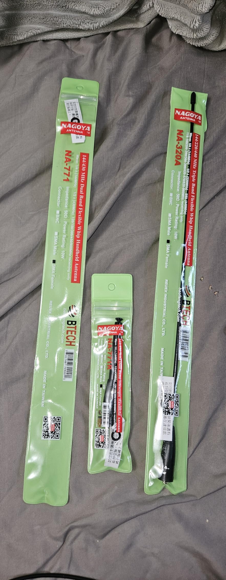 Authentic Genuine Nagoya NA-771 15.6-Inch Whip VHF/UHF (144/430Mhz) Antenna SMA-Female for BTECH and BaoFeng Radios customer photo 1