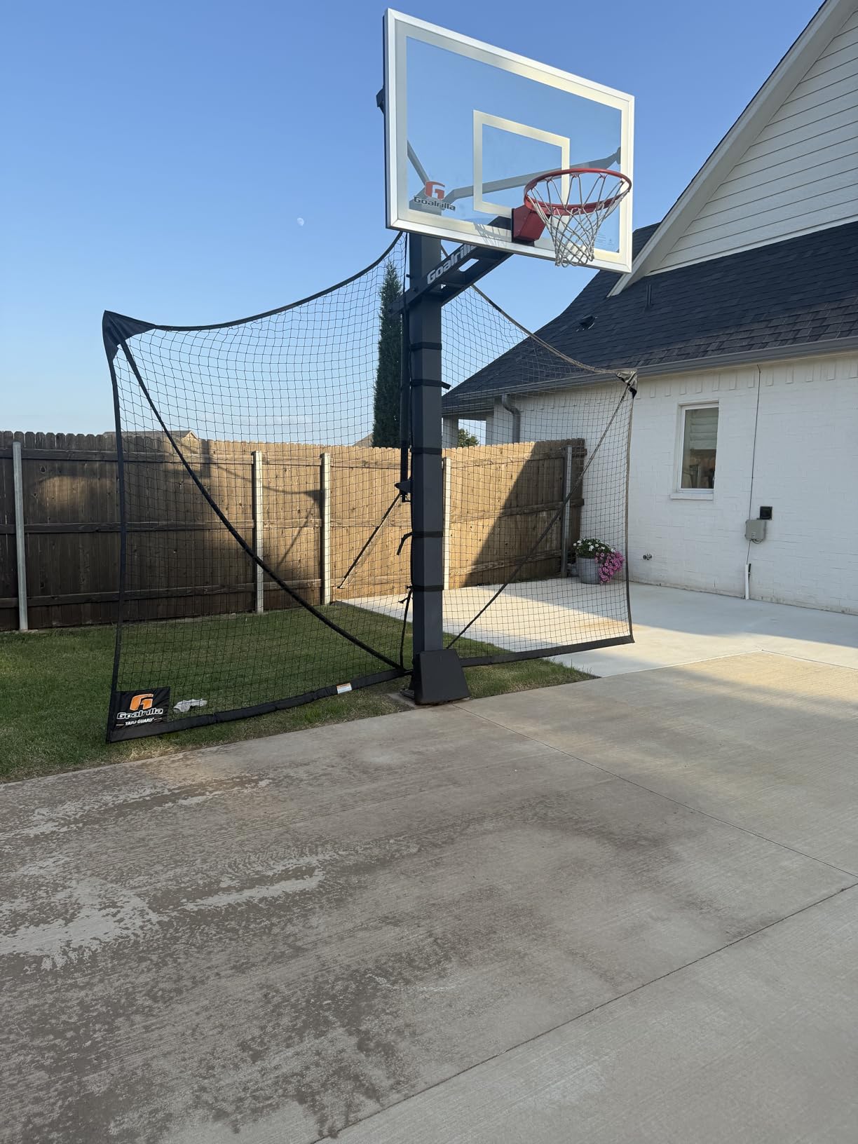 Goalrilla Basketball Yard Guard Easy Fold Defensive Net System Quickly Installs on Any Goalrilla Basketball Hoop customer photo 1