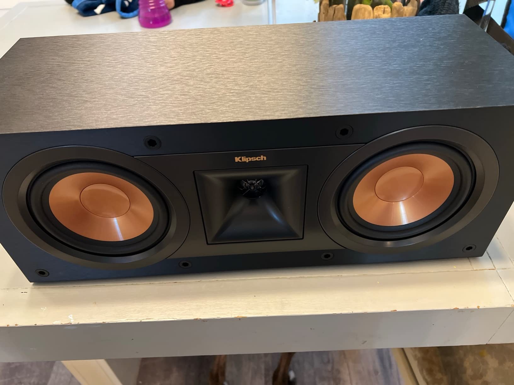 Klipsch Reference R-25C Reference Two-Way Center Channel Speaker, 400W Peak Power customer photo 2