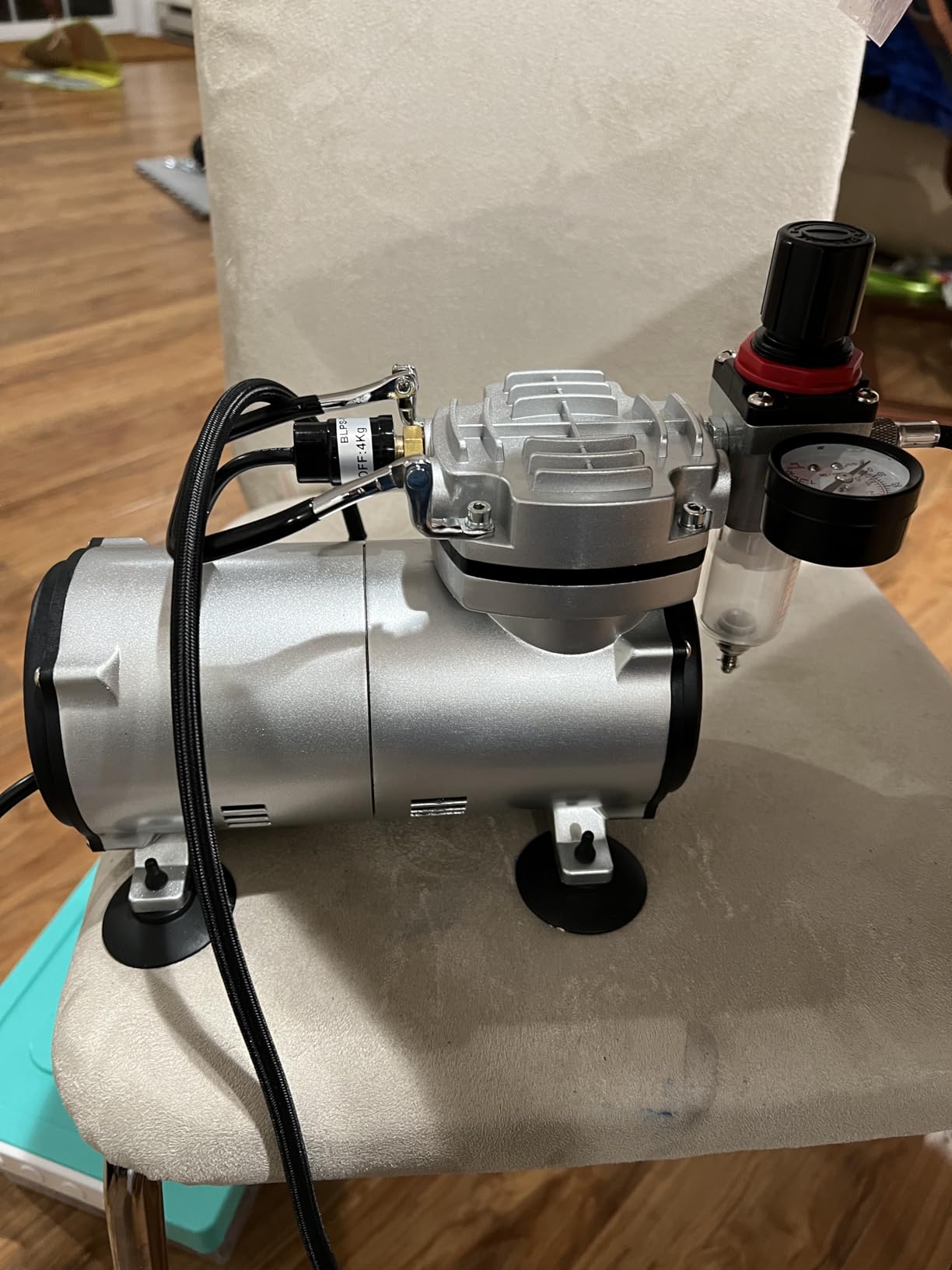 TIMBERTECH Airbrush Kit with Compressor, Multi-purpose Airbrush Compressor Set customer photo 2