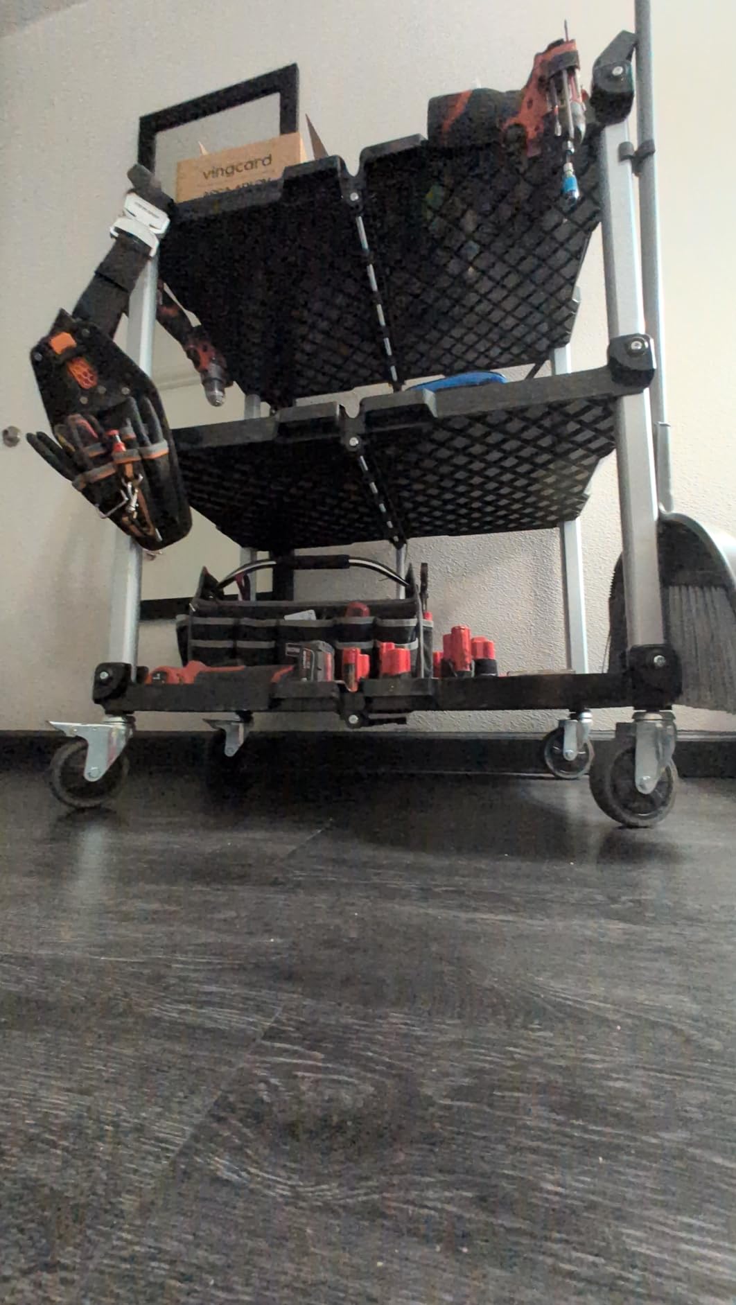 Olympia Tools 85-188 Pack-N-Roll Folding Collapsible Service Cart, 150LB Capacity, Black customer photo 1