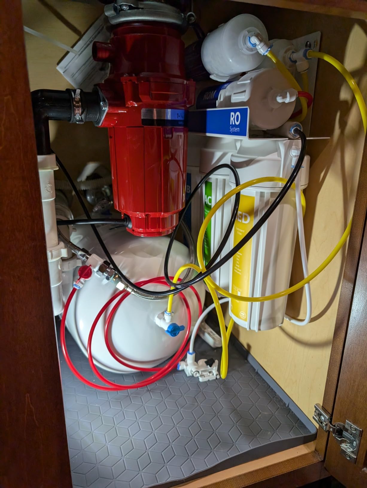 Express Water Reverse Osmosis Alkaline Water Filtration System - 10 Stage RO Water Filter with Faucet and Tank - Under Sink Water Filter with Alkaline Filter for Added Essential Minerals - 50 GPD customer photo 1