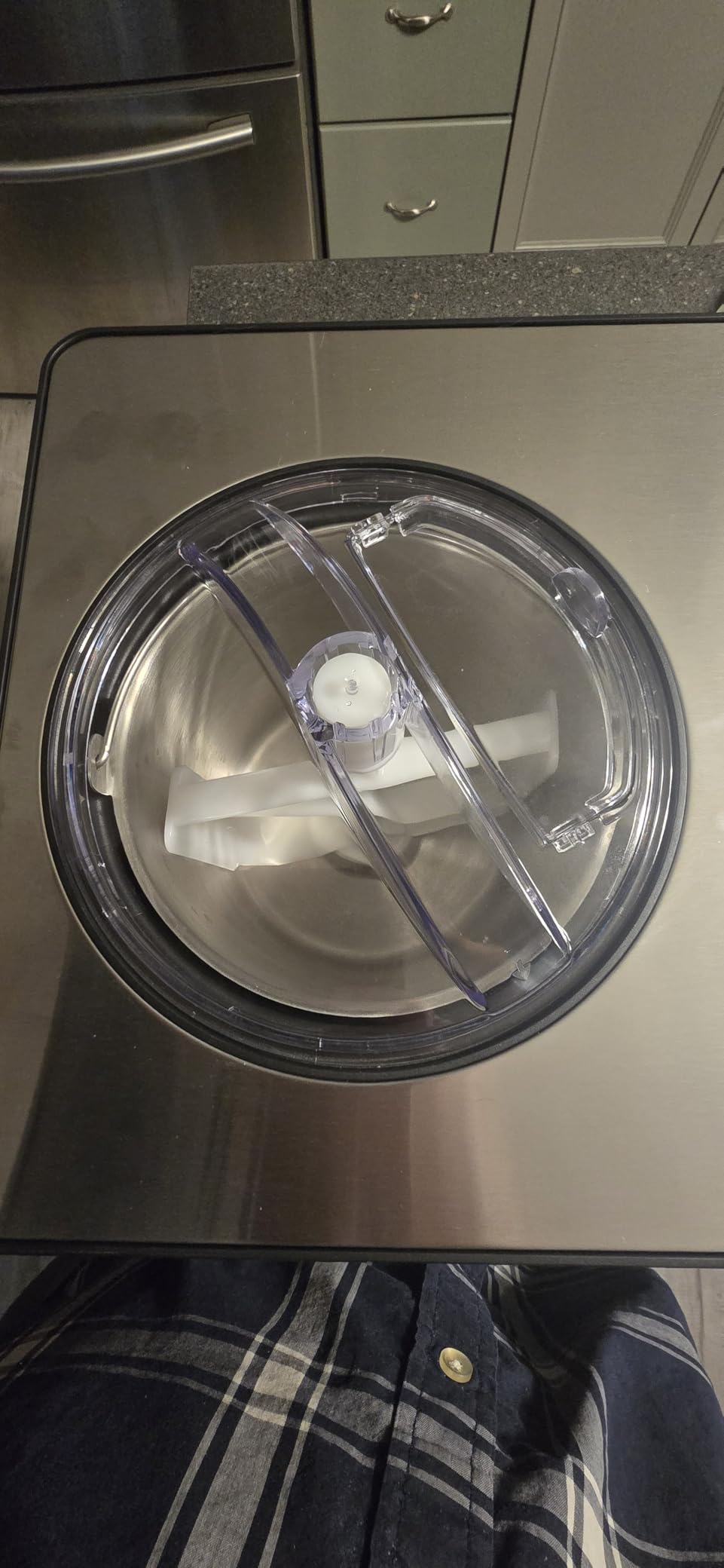 Whynter Ice Cream Maker Machine Automatic 2.1 Qt. with Built-In Compressor, LCD Digital Display & Timer, No Pre-Freezing, ICM-200LS, Stainless Steel customer photo 1