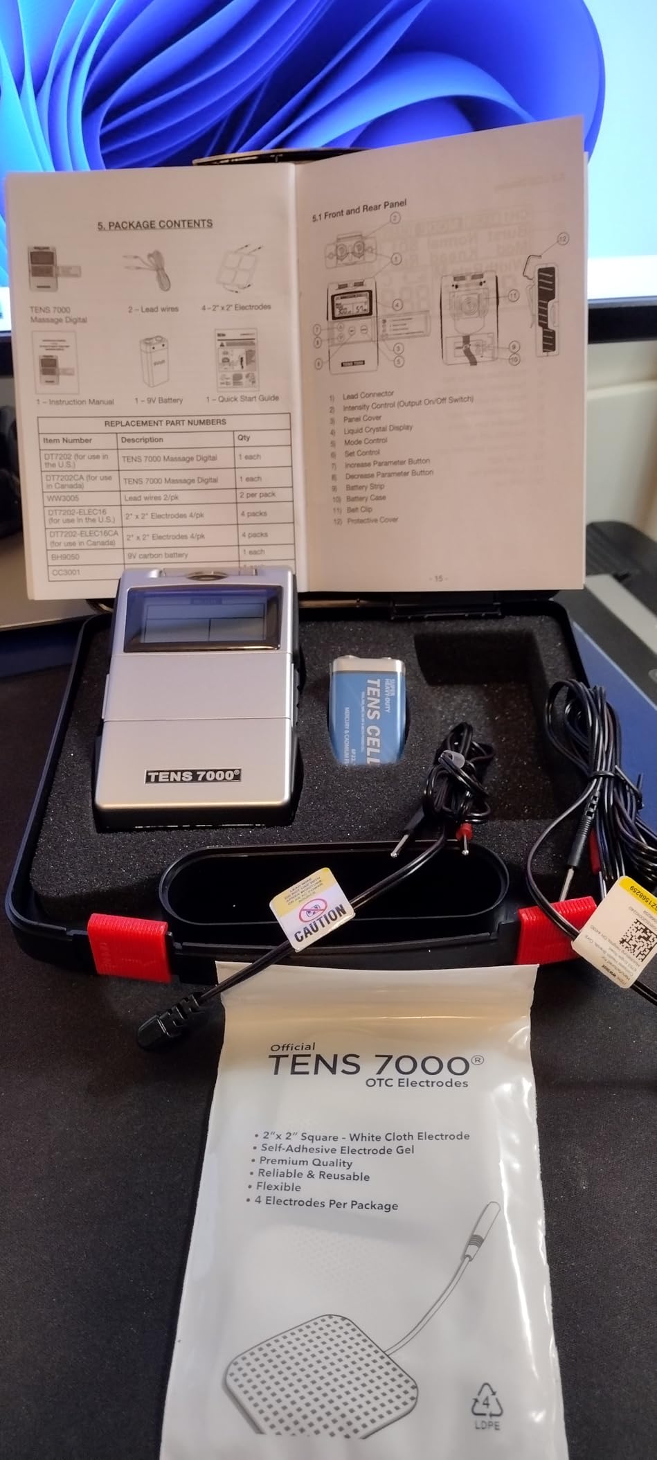 TENS 7000 Digital TENS Unit with Accessories - Muscle Stimulator Machine for Back Pain Relief, Sciatica, Neck, Nerve, Shoulder, Hip, Elbow, Muscle Pain Relief customer photo 1