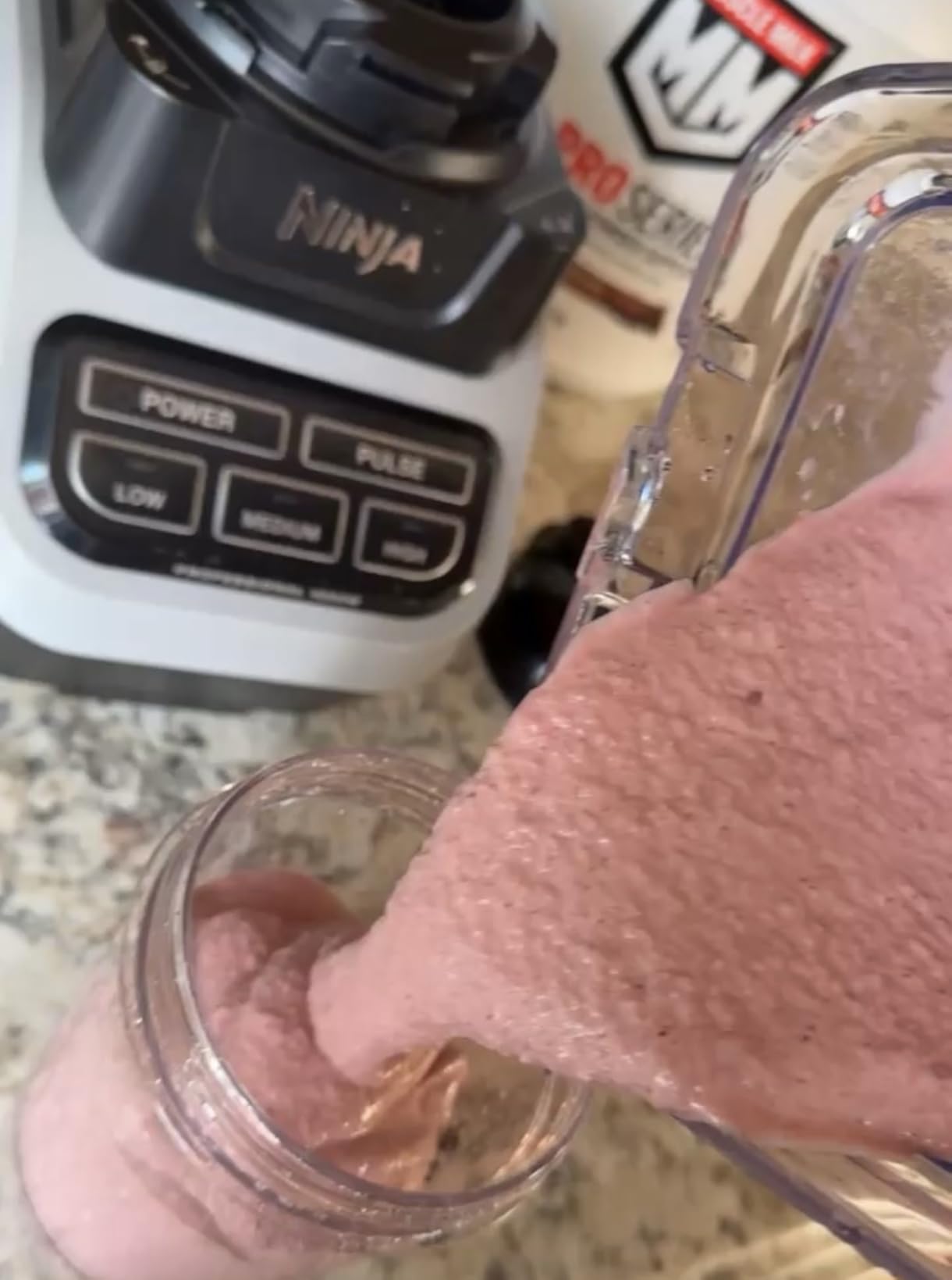 Ninja Professional Blender, Smoothie Blender, Drink Mixer, Grinder, Ice Crusher, Frozen Fruit Blending | Professional 1000 W Power, Total Crushing Technology, XL 72-oz. Pitcher Black, Grey, BL610 customer photo 1