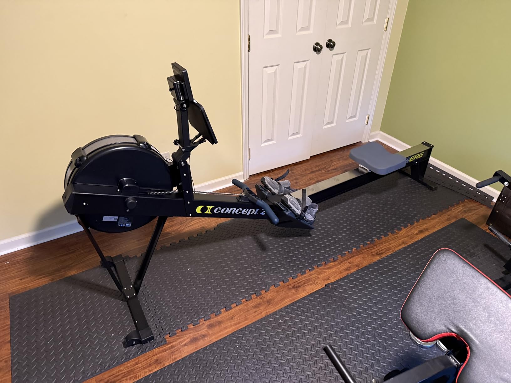 Concept2 RowErg Indoor Rowing Machine - PM5 Monitor, Device Holder, Adjustable Air Resistance, Easy Storage customer photo 1