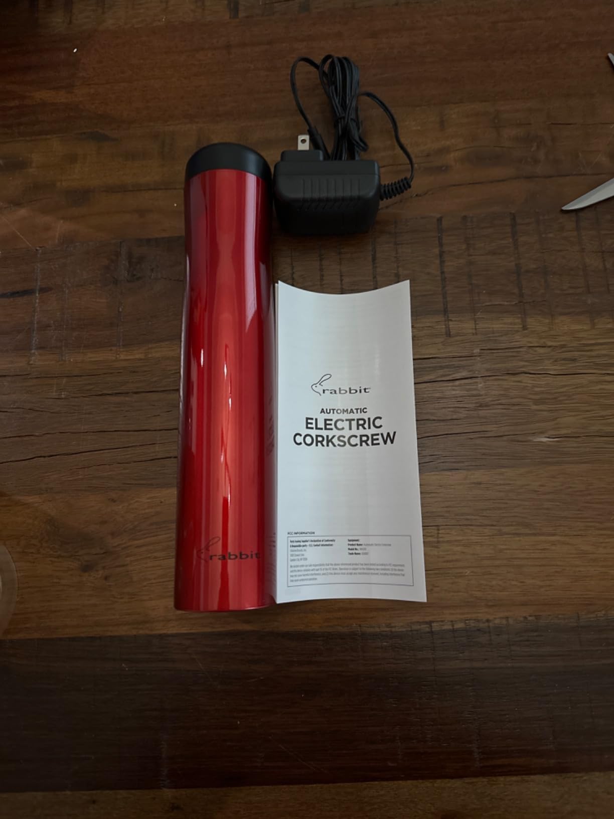 Rabbit Automatic Electric Corkscrew - Hands-Free Wine Opener with Integrated Foil Cutter, Rechargeable Cordless Electric Bottle Opener for All Cork Types - Barware Essential & Kitchen Tools customer photo 2