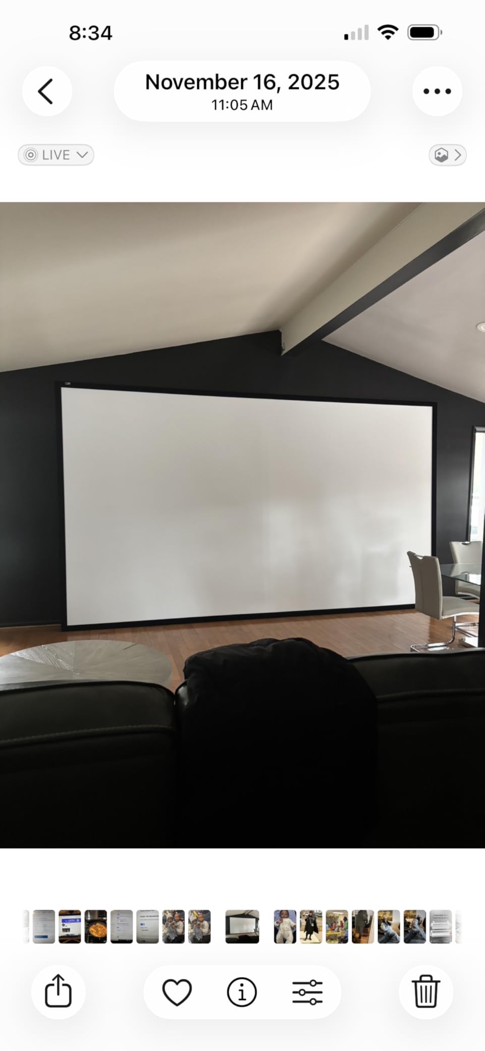 Elite Screens Sable Frame 120