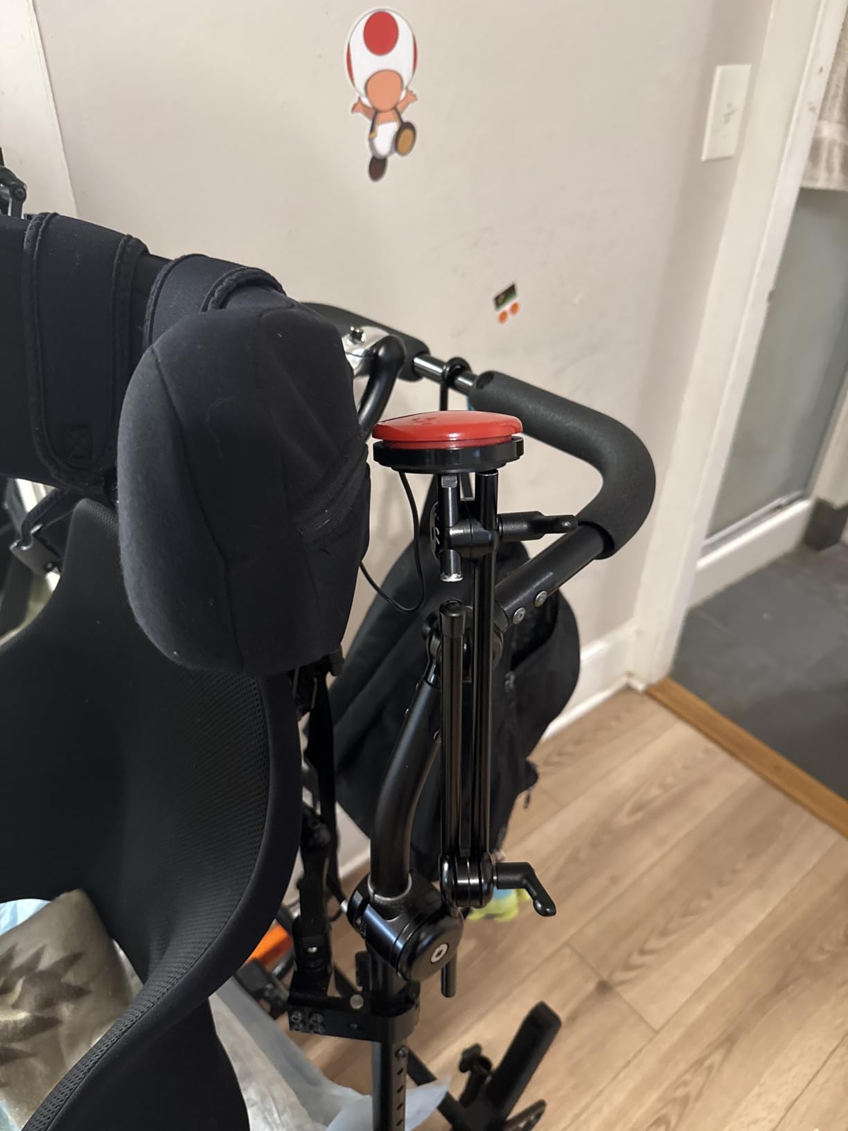 AbleNet Big Buddy Button Red Switch - Large Tactile Assistive Technology Adaptive Switch Device for Accessibility - Product #56100 customer photo 1