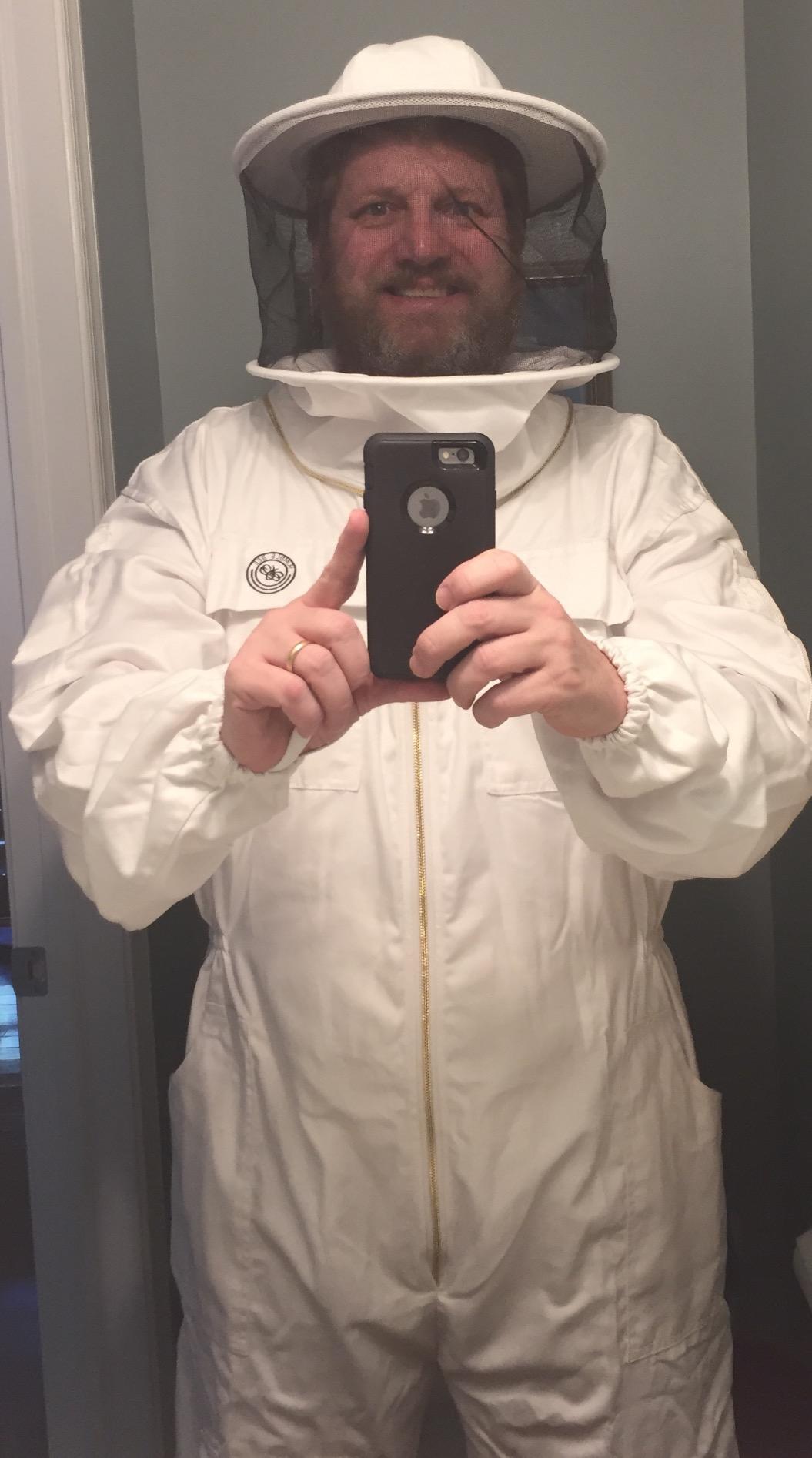 Humble Bee 410 Polycotton Beekeeping Suit with Round Veil customer photo 1