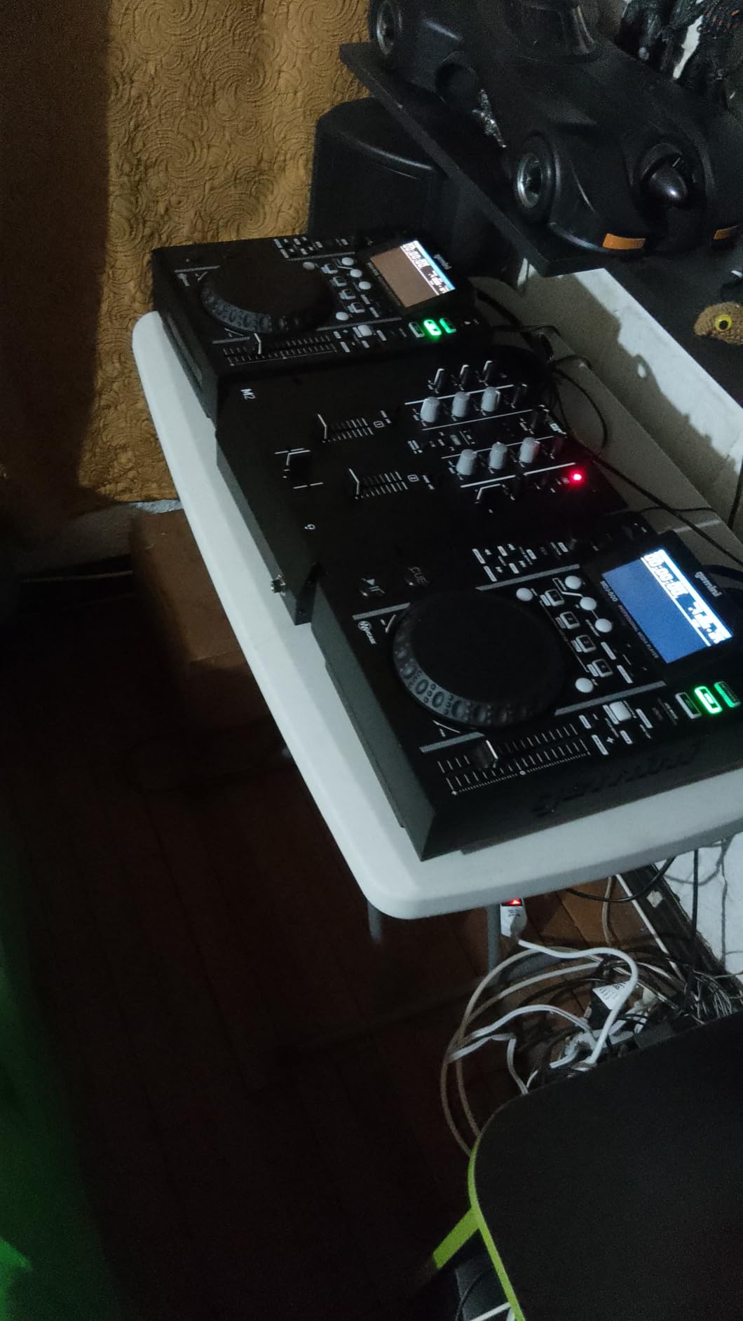 Numark M2 - 2-Channel Scratch DJ Mixer, Rack Mountable with 3-Band EQ, Microphone Input and Replaceable Crossfader with Reverse and Slope Controls customer photo 1