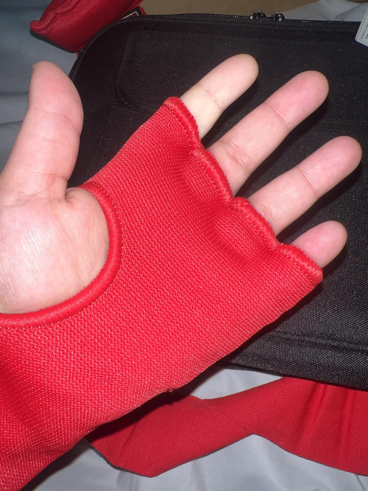 RDX Gel Boxing Hand Wraps Inner Gloves Men Women, Quick 100cm Long Wrist Straps, Elasticated Padded Fist Under Mitts Protection, Muay Thai MMA Kickboxing Martial Arts customer photo 1