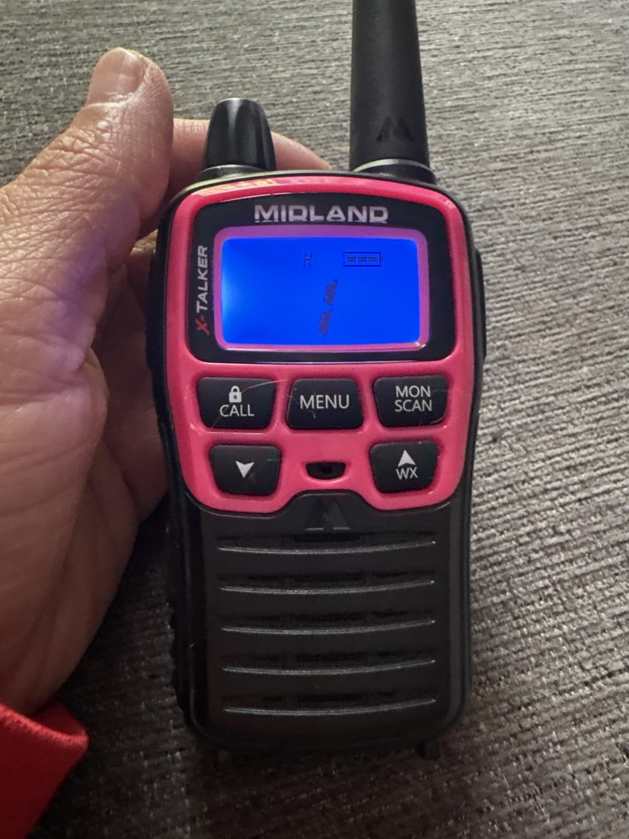 Midland T61VP3 X-TALKER - Two-Way Radio - 36 Channel FRS- Long Range Walkie Talkie, 121 Privacy Codes, & NOAA Weather Scan & Alert Black/Yellow, 2-Pack customer photo 1