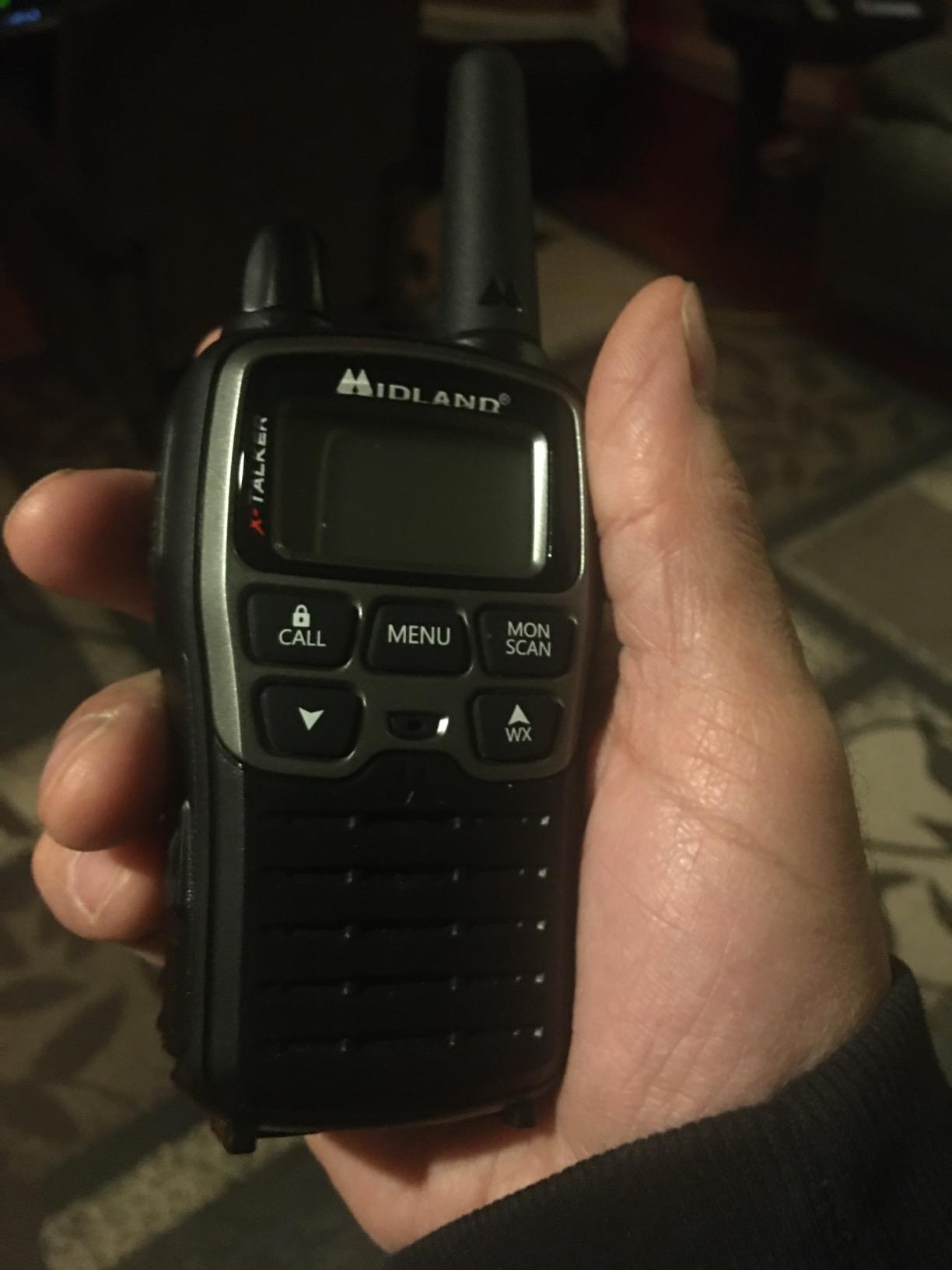 Midland T61VP3 X-TALKER - Two-Way Radio - 36 Channel FRS- Long Range Walkie Talkie, 121 Privacy Codes, & NOAA Weather Scan & Alert Black/Yellow, 2-Pack customer photo 2