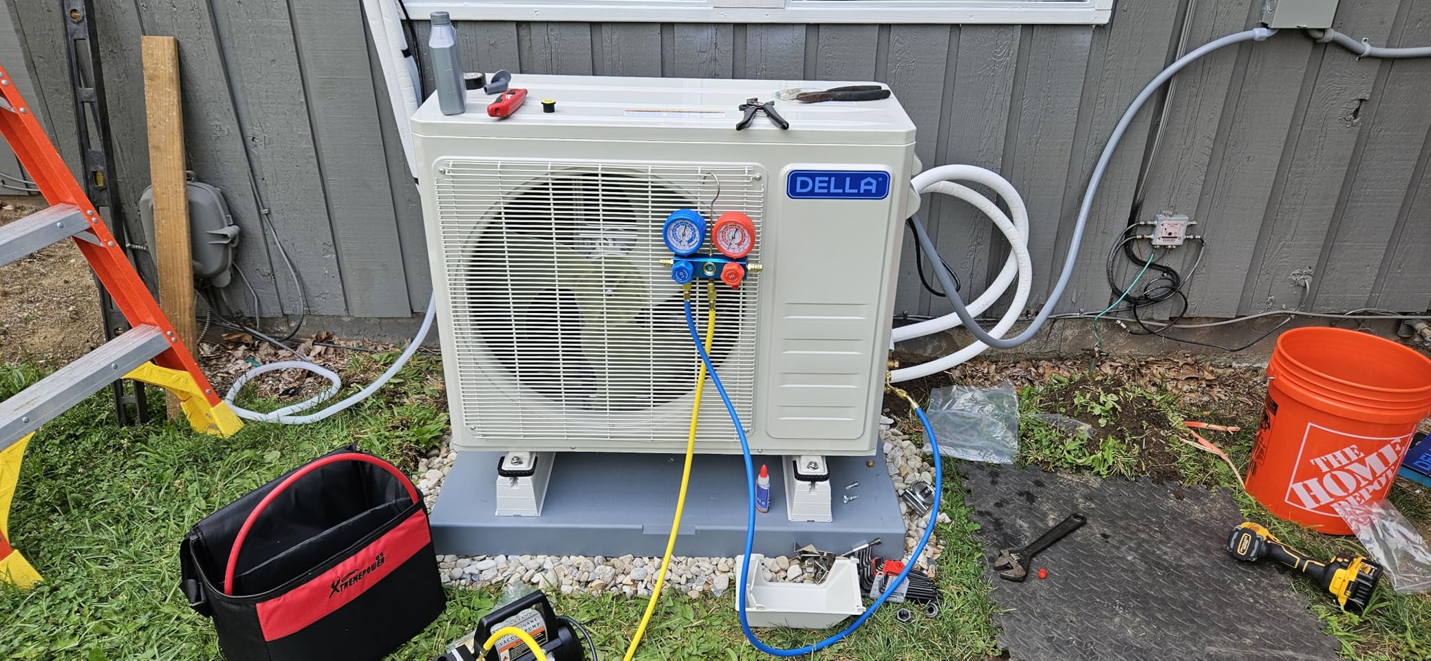 XtremepowerUS 3CFM 1/4HP Vacuum Pump HVAC Kit customer photo 1