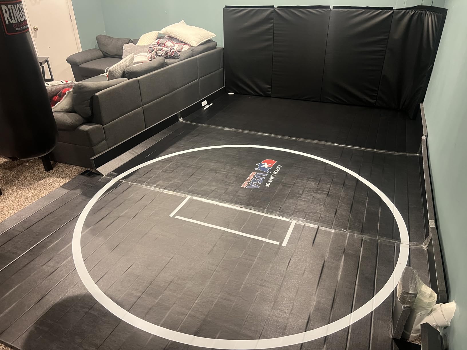 Dollamur 10'x10' Wrestling Mat, with Circles customer photo 1