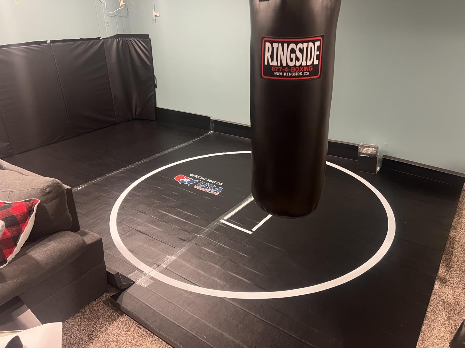 Dollamur 10'x10' Wrestling Mat, with Circles customer photo 2