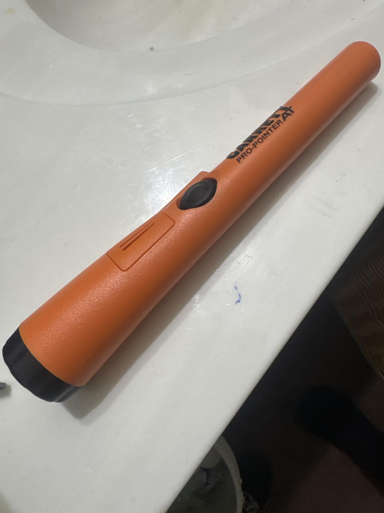 Garrett Pro-Pointer AT Waterproof Metal Detector - Made in The USA - 20ft Submersible, Orange Visibility, High Sensitivity for Nuggets & Small Targets, 3 Levels, Quick Button Adjustment customer photo 1